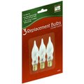 Noma Inliten Noma Inliten 1079-88 C7 Frosted Flame Bulb; Pack - 3 696716
